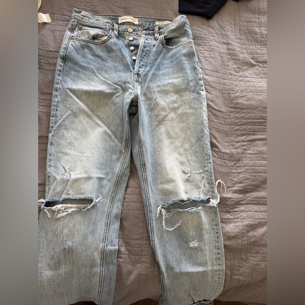 Denim Forum The Joni High Rise Loose Jean